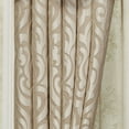 thumbnail image 4 of Davenport Wide Tailored Curtain Pair Sand Curtain Pair 100 x 84 Inches, 4 of 4