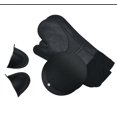 thumbnail image 1 of Guantes para horno Juego de 6 guantes para horno Guantes para horno Guantes para horno Guantes para horno de silicona y algodón Talla única, 1 of 5