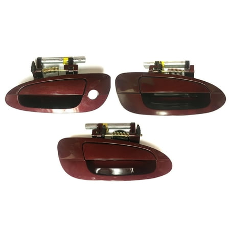 4amca Front Pair And Rear Right Set 3pcs Outside Door Handle For