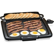 Presto Cool-Touch Electric Griddle/Warmer Plus, Black