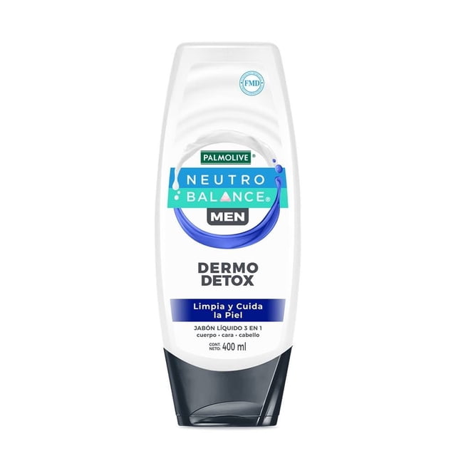 Jabón Líquido Corporal Palmolive Neutro Balance Dermo Detox Limpia y Ciuda la Piel 400 ml
