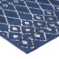 thumbnail image 6 of Noble House 5' x 7' Navy Blue and Ivory Outdoor Rug, 6 of 7