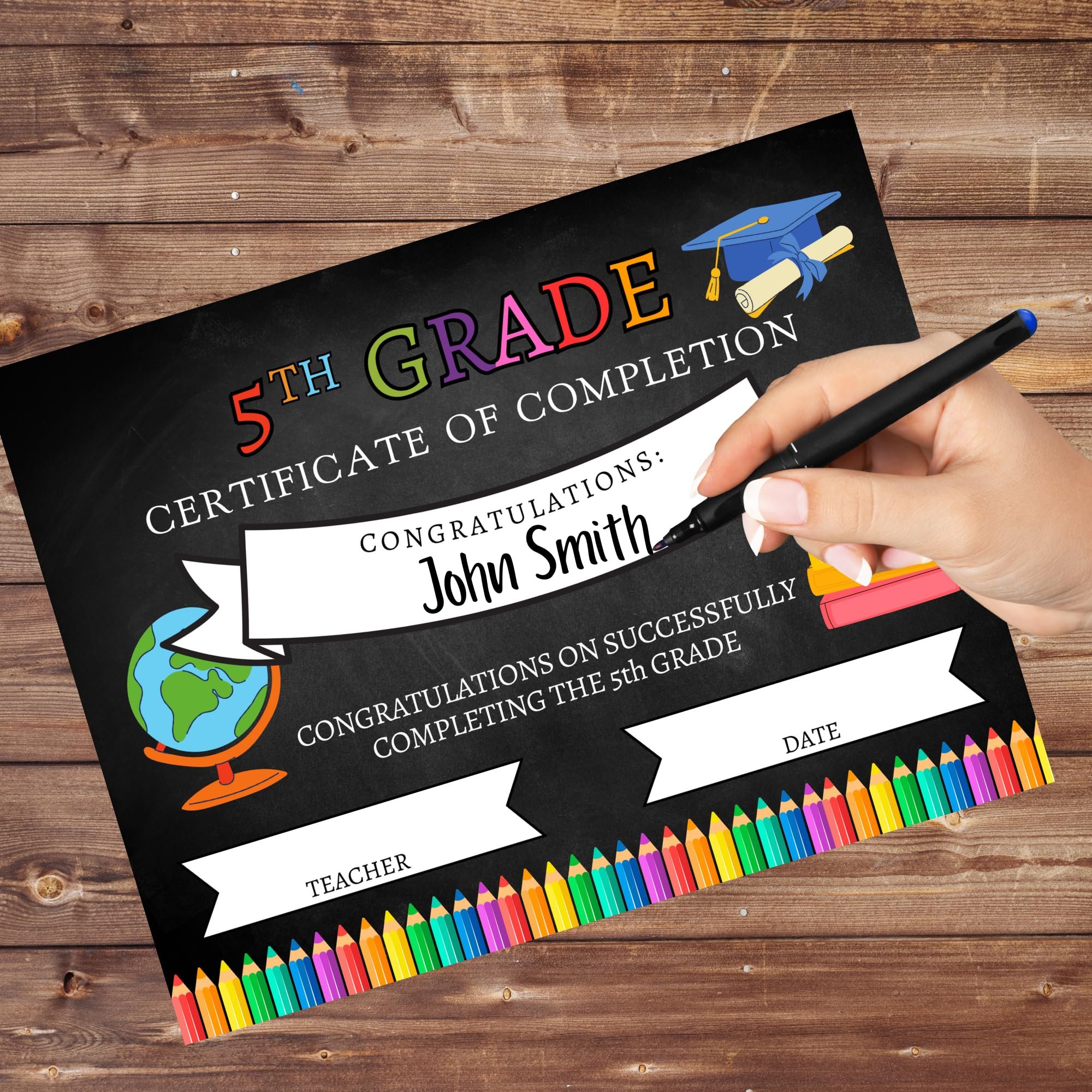 5th-grade-graduation-certificate-of-completion-50-pk-8-5-x-11-for-elementary-school-class-end-of-year-achievement-awards-fifth-grade-teacher-supplies-walmart-com