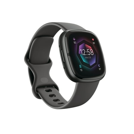 Fitbit Sense 2 Advanced Health and Fitness Smartwatch - Shadow Grey/Graphite Aluminum
