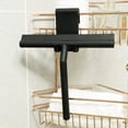 thumbnail image 3 of Escurridor de Ducha con Soporte de Ventosa Negro - Escurridor de Ventana para Baño - Gancho de Ventana de Silicona de Acero Inoxidable Incluido Accesorios de Ducha Equipo de Limpieza del Hogar, 3 of 5