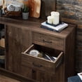 thumbnail image 2 of Bowery Hill Rustic Wood Two-Drawer Buffet in Reclaimed Oak, 2 of 7