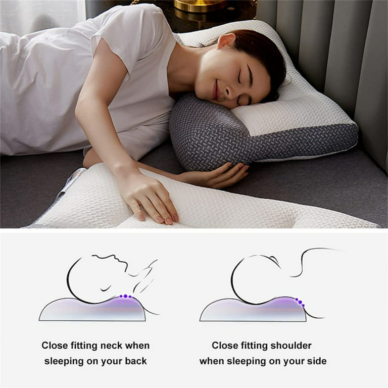 SAHEYER Pillow for Side Sleeper, Odorless Body  