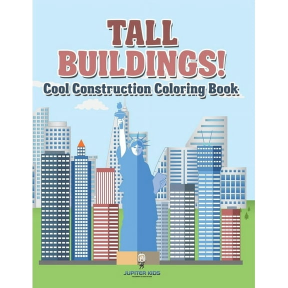 Tall Buildings! Cool Construction Coloring Book, (Paperback)