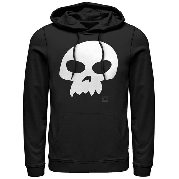 Men's Toy Story Sid Skull Pull Over Hoodie Black Small