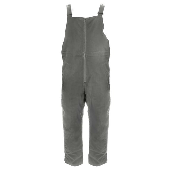 RefrigiWear Canvas Bib-Pant - 10°F Insulated, Water-Repellent Work Bib w/ Hand-Warmer Pockets