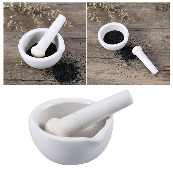 White Put Chemistry Lab Equipment The Accessories Research Enamel with Grinding Rod