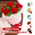 thumbnail image 3 of Ramo de Flores de Crochet Hecho a Mano – Arreglo Floral Artificial Reutilizable para Regalos y Decoración Del Hogar, 3 of 21