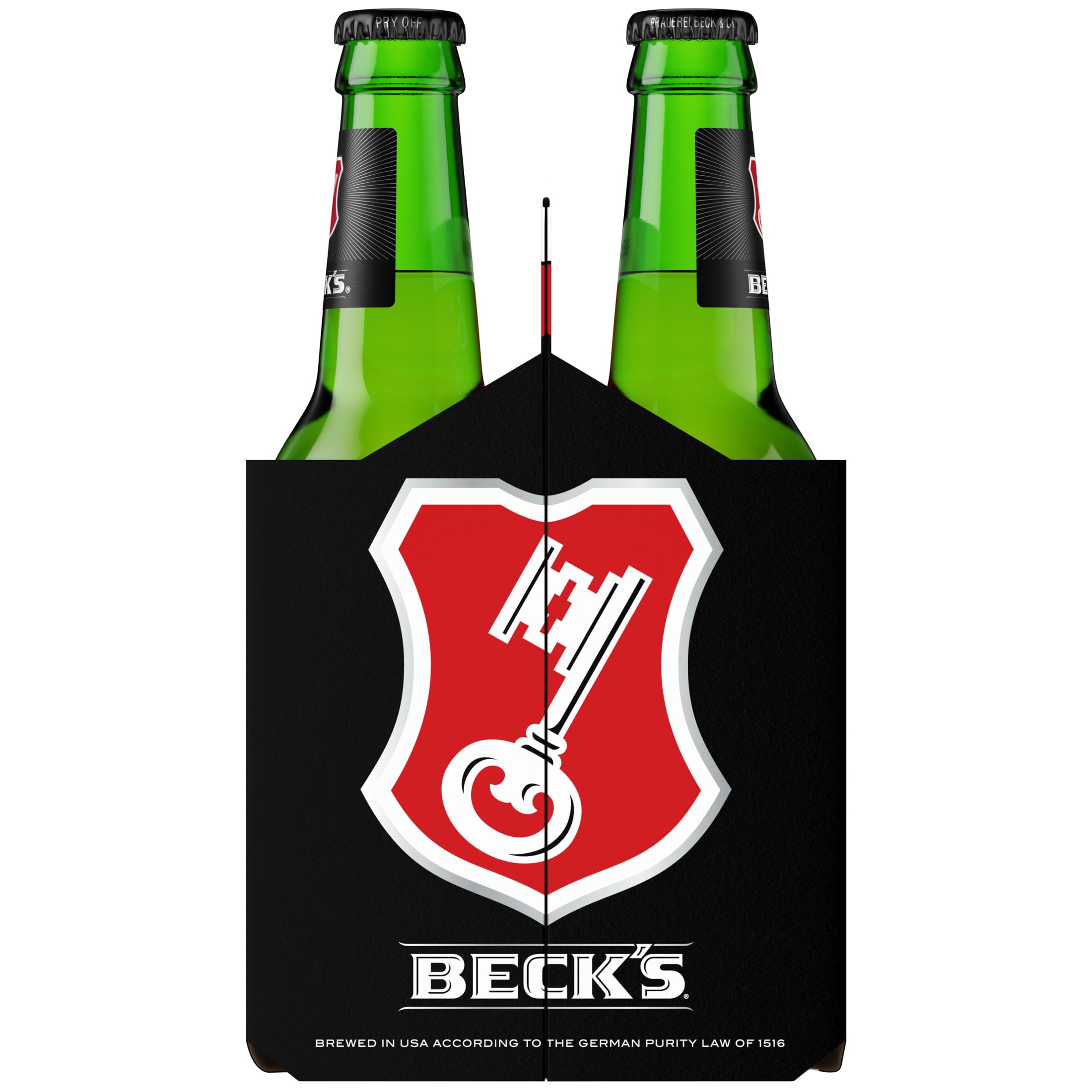 Beck's German Beer, 6 pack Beer, 12 fl oz Glass Bottles, 4.8% ABV