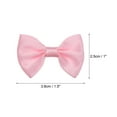 thumbnail image 2 of Uxcell 30pcs Hot Pink Bow Ties 1.5"x1" Mini Bowknot for Crafting Little Satin Bows, 2 of 5