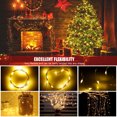 thumbnail image 4 of Muyoka 20pcs LED Alambre de cobre Luces de hadas estrelladas 3.2 pies 10LED Luces de hadas de hadas Funciona con batería con batería CR2032 para la decoración del dormitorio Árbol de Navidad Banquete Muyoka Hogar, 4 of 6