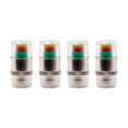 thumbnail image 2 of Nsxcdh Tire Pressure Indicator Caps,36 Psi Green Yellow Red,Chromed Metal Set of 4,Visual Low Pressure Alert Helps Prevent Blowouts,Auto Accessories, 2 of 2
