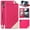 Pink, variant on Case for iPhone Xs Max, New Infolio Wallet Credit Card Slot ID Cover, View Stand [with Wrist Strap Lanyard] for Apple iPhone Xs Max (Size 6.5" model) (10s Max)