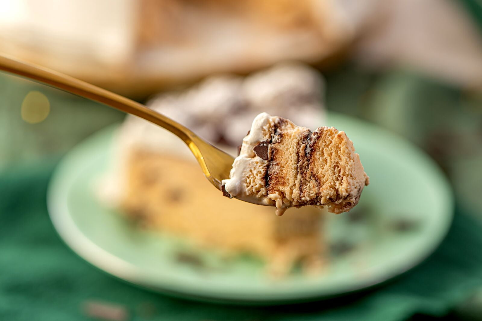 Baileys Irish Cream Nonalcoholic Ice Cream Cake with Premium Chocolate