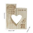 thumbnail image 1 of Portavelas de madera en forma de corazón, candelabros decorativos, decoración del hogar, regalo para novia, boda, familia, 1 of 8