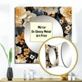 thumbnail image 3 of Designart "Grand Magnolia Display V" Floral Square Mirror Wall Decor Cottage - Large White Square Bathroom Mirror - Square Printed Wall Mirror Art, 3 of 5