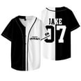 thumbnail image 2 of Kpop ENHYPEN Jake Baseball Jacket Tee Walk The Line World Tour Merch Unisex Short Sleeve T-Shirts, 2 of 6