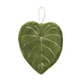 thumbnail image 2 of Leaf Shaped Hanging Hand Towel,Super Soft Absorbent Fast-Drying Towel with Loop,Cute Decorative Towel for Bathroom,Kitchen,Living Room, 2 of 6