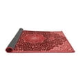 thumbnail image 2 of Ahgly Company Indoor Round Medallion Red Traditional Area Rugs, 4' Round, 2 of 4