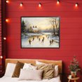 thumbnail image 3 of Stupell Industries Traditional Vintage Winter Ice Skaters Black Framed Giclee Art, 30 x 24, by Arlington Prints, 3 of 8