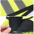 thumbnail image 4 of Resaltar Chaleco Reflectante Seguridad Transpirable para Correr Noche () Amarillo, 4 of 5