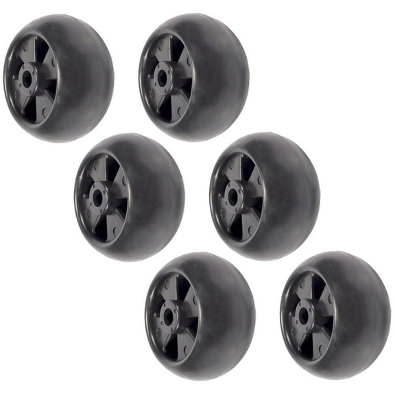 RAParts (6) Deck Wheel Rollers Fits John Deere M111489 M11149 AM116299 AM133602 Tractor