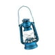 thumbnail image 5 of Lámpara de aceite de queroseno retro, lámpara de camping, centro de mesa portátil con asa Azul, 5 of 9