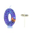 thumbnail image 2 of Luxcidy Halloween Birthday Candle, Pumpkin Head Digital Candle Cake Decoration, 3D Blue Flash Cupcake Topper Decoration Candle, Cake Topper, Birthday Celebration Supplies (0), 2 of 7
