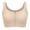 Pink, variant on Aivtalk Front Zipper Sports Bras for Women Wireless Post Surgery Support Bra Padded Full Coverage Seamless Bra for Daily Wear Workout Yoga L Pink