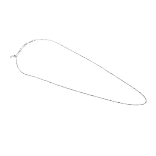 Collar de Plata de ley 925 Nikou cadena fina 36 x 1 x 1 cm