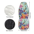 thumbnail image 5 of Binienty Boho Mandala Floral Car Seat Covers Front Seats Stretchy Breathable Protective Seat Covers For Car Seats Boho Automotive Accessories for Women Girly, 5 of 7
