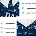 thumbnail image 4 of Dad Gifts from Daughter Son Kids Wife - Best Gifts for Dad Who Wants Nothing, Christmas Birthday Gifts for Men Dad Father Stepdad, Flannel Throw Blanket Dad No.1 60"x50", 4 of 5