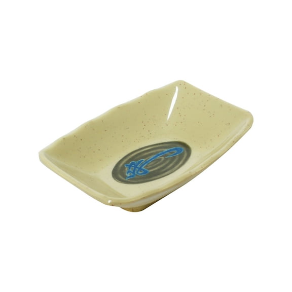 Excellante Wei melamine dinnerware collection 2 oz, 3 1/2" x 2 3/8" sauce dish, comes in dozen