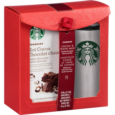 starbucks tall travel mug with cocoa