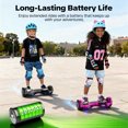 thumbnail image 6 of MOSTA Bluetooth Hoverboard with LED Headlight, 2-Wheel Self-Balancing Electric Scooter 6.5 inch Black, 6 of 8