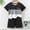 Black, variant on Kids Boy Clothes Colorful Short Sleeve T-Shirt Tops Casual Shorts Crew Neck Summer Clothes Infant Boys Outfits 5-6 Years Cute&nbsp;Boy&nbsp;Clothing