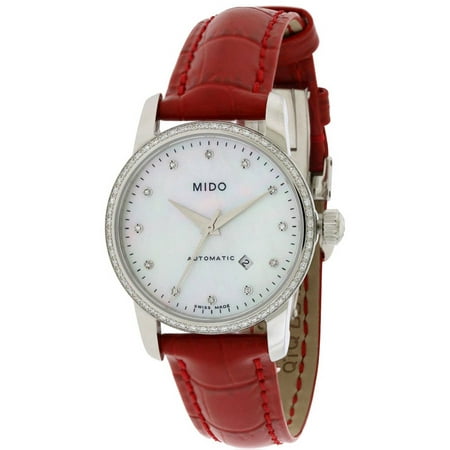 Mido Baroncelli Leather Automatic Ladies Watch M7602.4.69.7