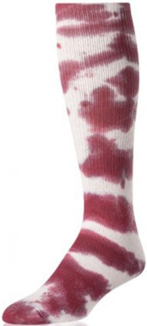 Medium NEW Pro Feet TIe-Dyed Multisport Athletic Socks Purple/White 