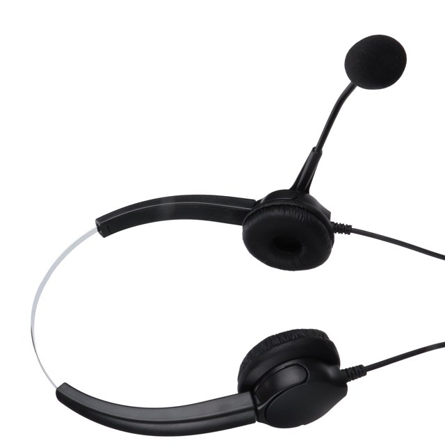 Wired Telephone Headset OmniDirectional Business Office Telephone Call Center Corded Headset