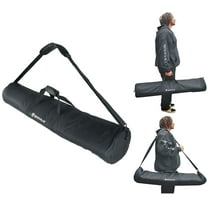 Rockville ESB2 Bag For Pair Tripod Pro DJ Speaker Stands w Foam Padding Divider