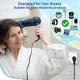 thumbnail image 2 of Convertidor de voltaje Mapambo 220V a 110V para secador de pelo con USB, 2 of 6
