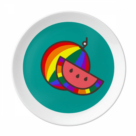 

I Am A Queer LGBT Rainbow Plate Decorative Porcelain Salver Tableware Dinner Dish