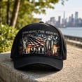 thumbnail image 4 of 911 Never Forget Patriotic Baseball Hat, Honoring The Heroes 3D Full‑Print Memorial Cap, Adjustable Casual Unisex Hat for Men & Women Daily Commemorative Wear, 4 of 4