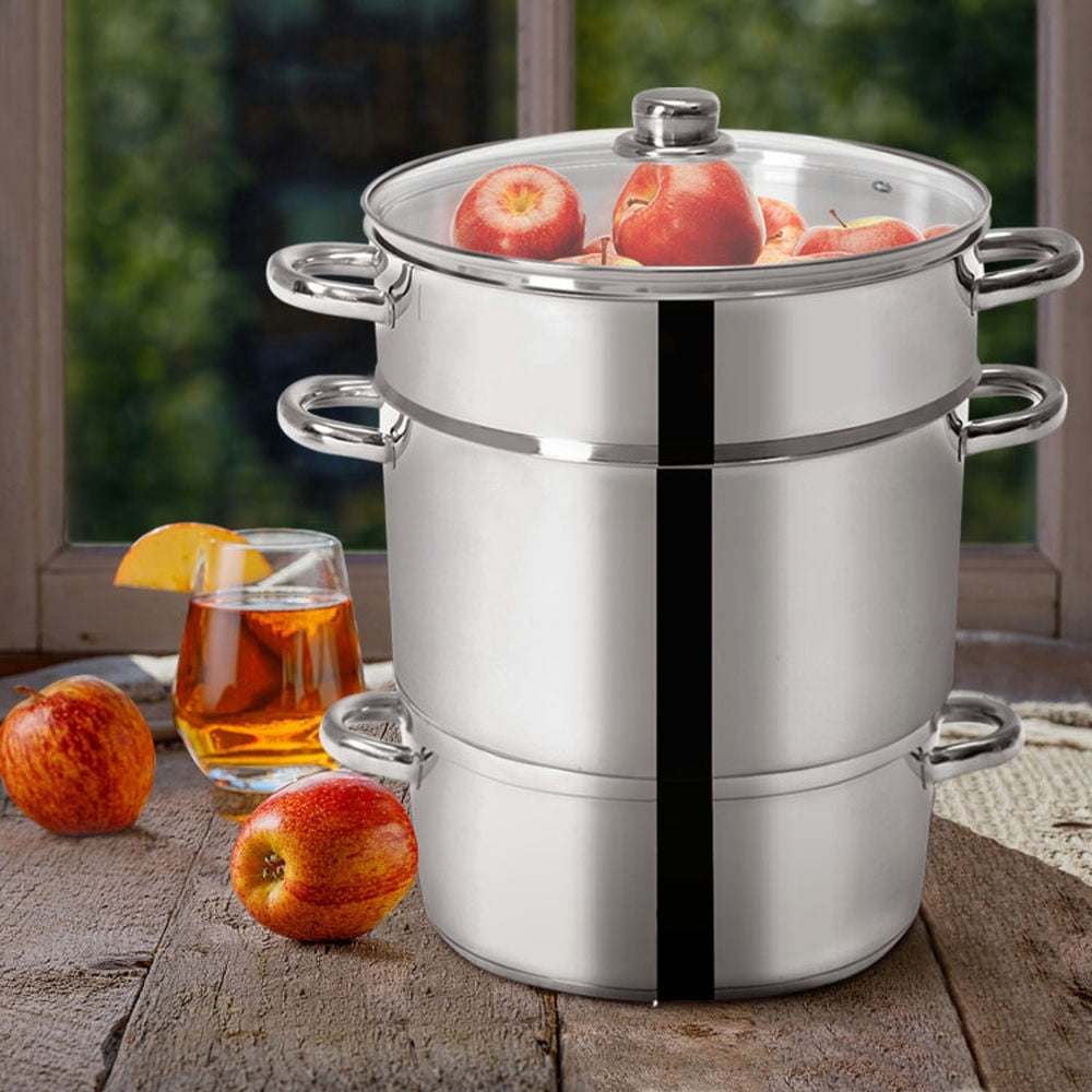 Barara King 11-Quart Stainless Steel Fruit Juicer Steamer
