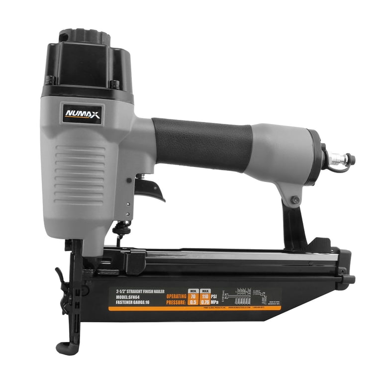 NuMax Pneumatic 16-Gauge Finish Nailer, 2-1/2 Inch photo 2