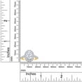 thumbnail image 2 of Oval & Round Shape IGI Certified Lab Grown Diamond Halo Engagement Wedding Ring For Women In 10K Solid Yellow Gold Jewelry (1.70 Cttw) Ring Size - 7, 2 of 3